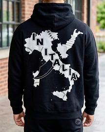 Felpa Merchandising Fabri Fibra "In Italia” Rap