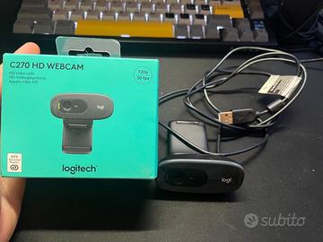 Logitech C270 Webcam HD, HD 720p/30fps