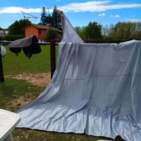 Tenda sole NUOVA telo impermeabile 5x4 MT nuova 