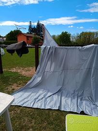 Tenda sole NUOVA telo impermeabile 5x4 MT nuova 