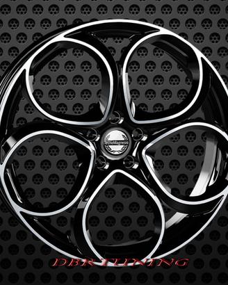 Cerchi lega 18 Tecnomagnesio JUNIOR Black P Brera 