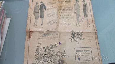 Cartamodello mani di fata 1928