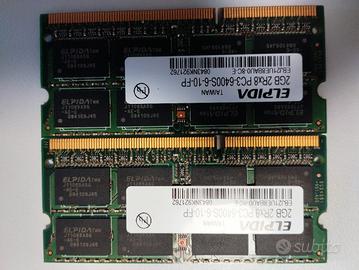 Due banchi ram portatili vintage