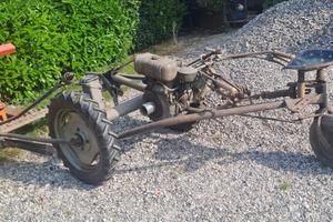 Falciatrice BCS d'epoca, motore ACME a benzina