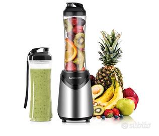 frullatore con 2 bottiglie 