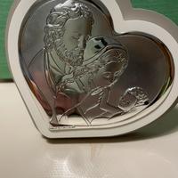Placca cuore Beltrami Gioielli Sacra Famiglia