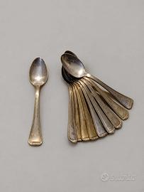 30 posate vintage argentate da dolce