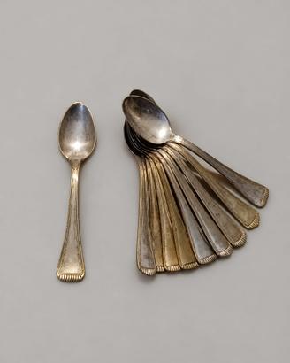 30 posate vintage argentate da dolce