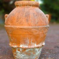 Orcio Toscano Antico in Terracotta H. 75 cm.