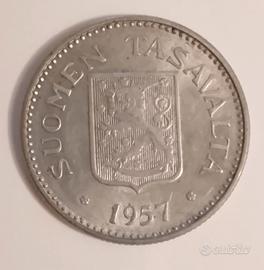 moneta 200 Marchi Finlandesi in argento