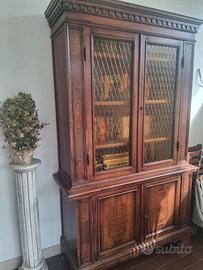 Libreria piu' scrivania vintage anni '70/80 