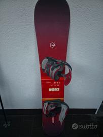 tavola snowboard comprensiva di attacchi m 41/42