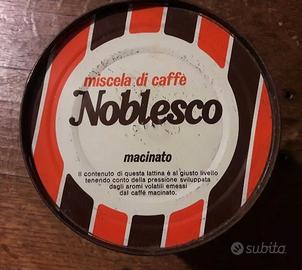 VECCHIA SCATOLA DI LATTA CAFFE' NOBLESCO VINTAGE