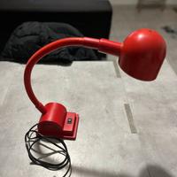 Lampada rossa da tavolo Vintage