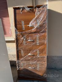 Scarpiera in legno 4 cassetti