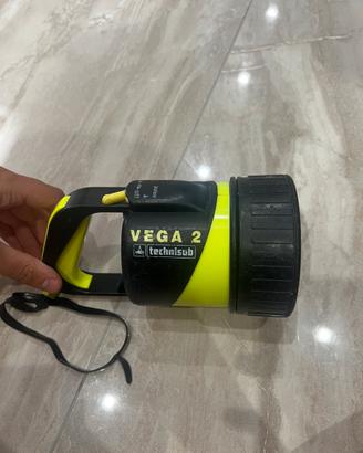 Torcia Subaquea Vega 2 Ricaricabile