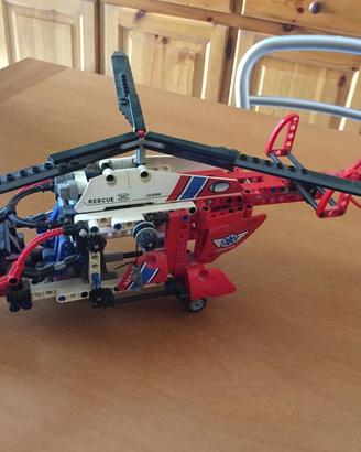 Lego technic 8068 elicottero di salvataggio +altro