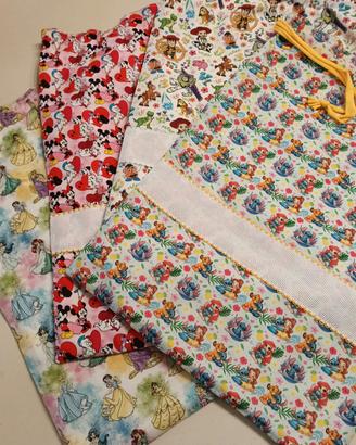 Sacche  asilo fantasie Disney con tela AIDA