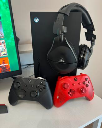 Xbox Series X + Elite 2 + 1 Controller + Cuffie