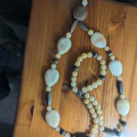 collana con bracciale pietre vere