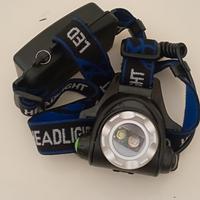 Lampada Frontale led bianco+led uv