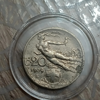 🇮🇹 20 Centesimi 1909 – Regno d’Italia
