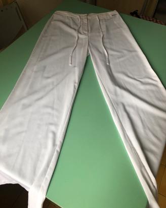 Pantaloni bianchi Versace