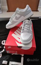 Nike Dunk Low Grigio e Bianco 40 Nuove