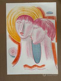 Mario Tozzi - litografia 50x70cm arte italiana