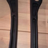 Set di 2 Imbottiture Multifunzionali Nere per Sedi