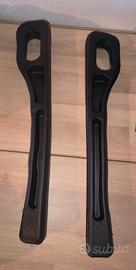 Set di 2 Imbottiture Multifunzionali Nere per Sedi