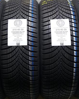 4 GOMME 215 45 20 GOODYEAR A74143