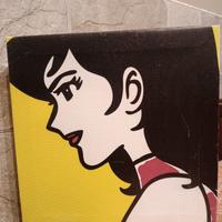 Lupin III- Fujiko pop art autoriz da Monkey Punck 