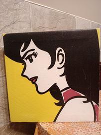 Lupin III- Fujiko pop art autoriz da Monkey Punck 