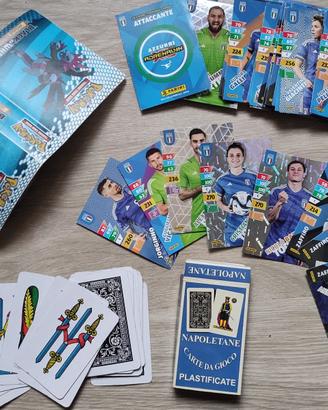 Lotto panini, carte da gioco e pokemon