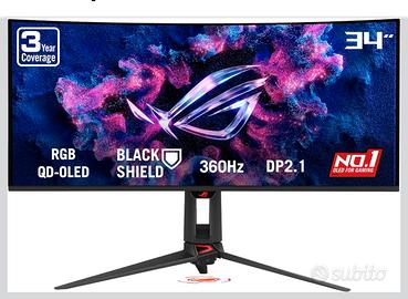 Monitor Gaming  34ASUS ROG SWIFT OLED PG34WCDN,