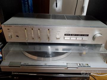 Impianto hifi vintage casse e giradischi