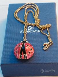 Pendente Swarovski Coccinella Portafortuna