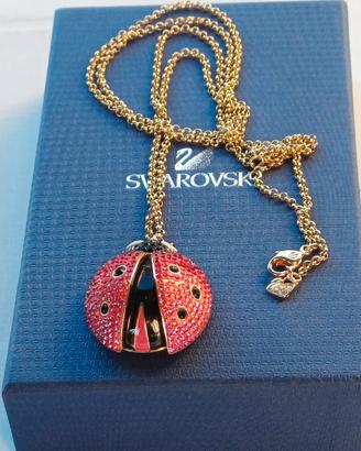 Pendente Swarovski Coccinella Portafortuna