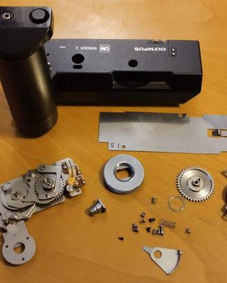 Winder 2 Olympus OM con carter come nuovo