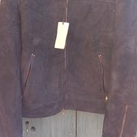 Giubbotto  nabuk blu Neil Barrett  M