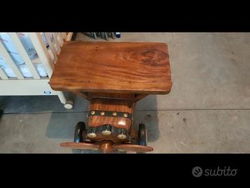 scrivania legno massello