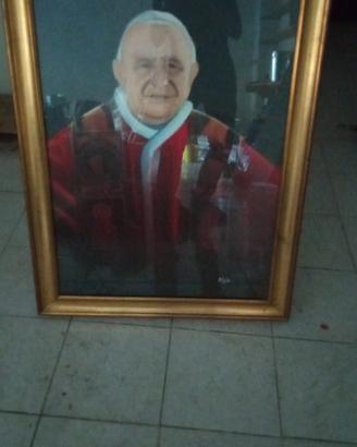 Quadro con cornice di papà Giovanni XXIII