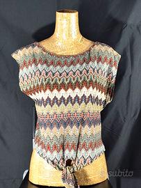 Top donna etnico boho M come nuovo