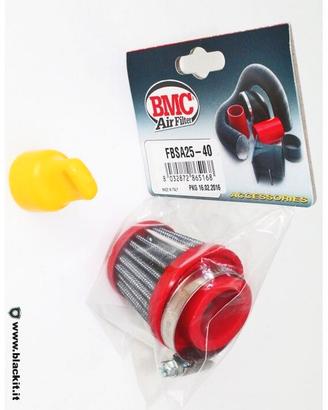 KIT Filtro BMC POP OFF sfiato motore + TAPPO per 5