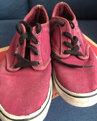 Vans tela bordeaux 36