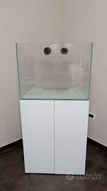 Vasca acquario + mobile bianco