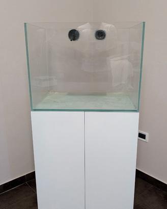 Vasca acquario + mobile bianco