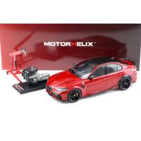 Alfa Romeo Giulia Gta Rosso 2021 Motorhelix 1:18 