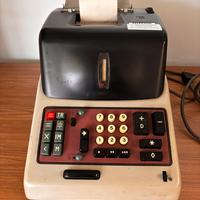 Calcolatrice vintage Olivetti Divisumma 24